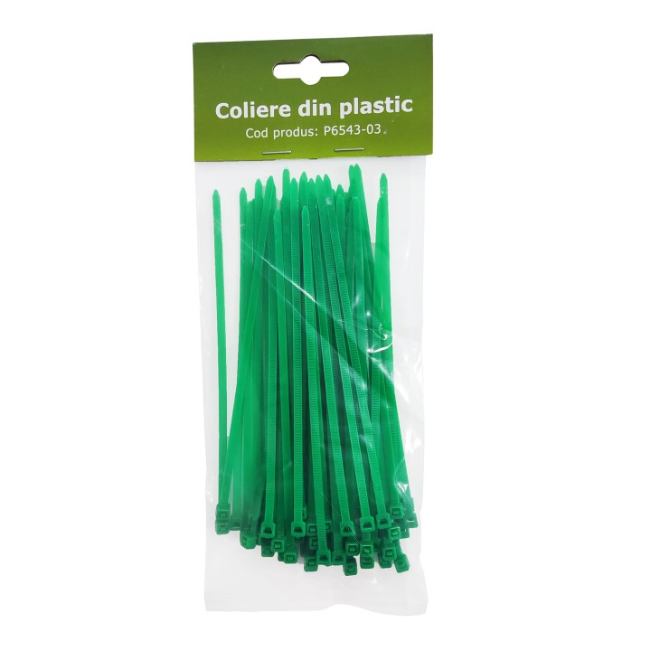 Colier plastic 15 cm - punga 50 buc Colier plastic 15 cm - punga 50 buc