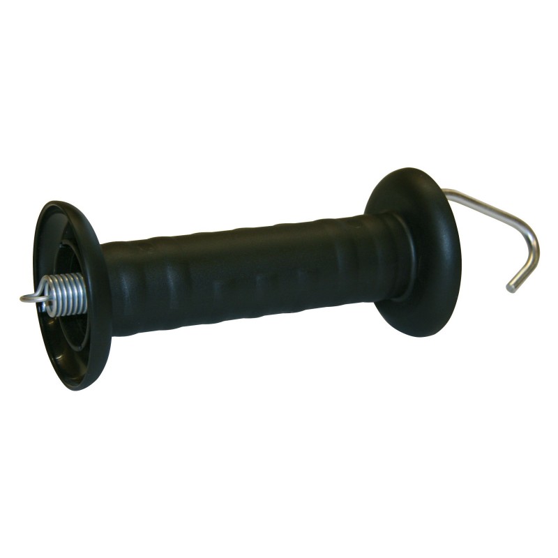Maner pentru poarta, negru, cu carlig, galvanizat KERBL TITAN
