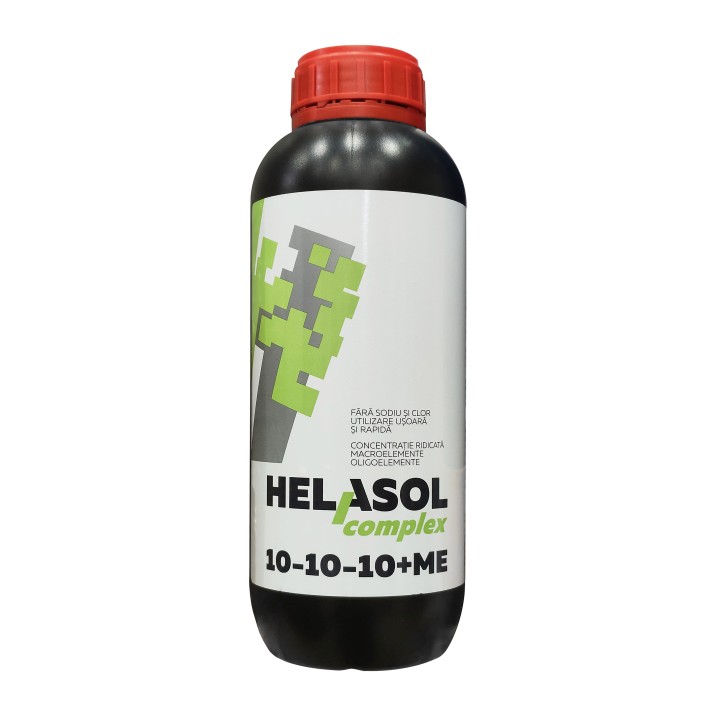 Ingrasamant foliar HELASOL COMPLEX 10-10-10 + ME, 1 Litru