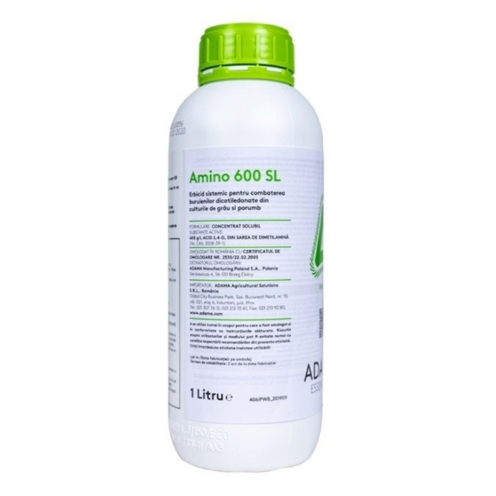 Erbicid AMINO 600 SL, Adama, Postemergent, 1 Litru