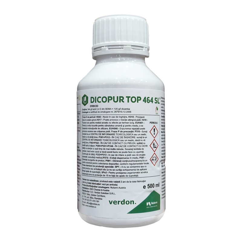 Erbicid DICOPUR TOP 464 SL, Nufarm, 500 ml