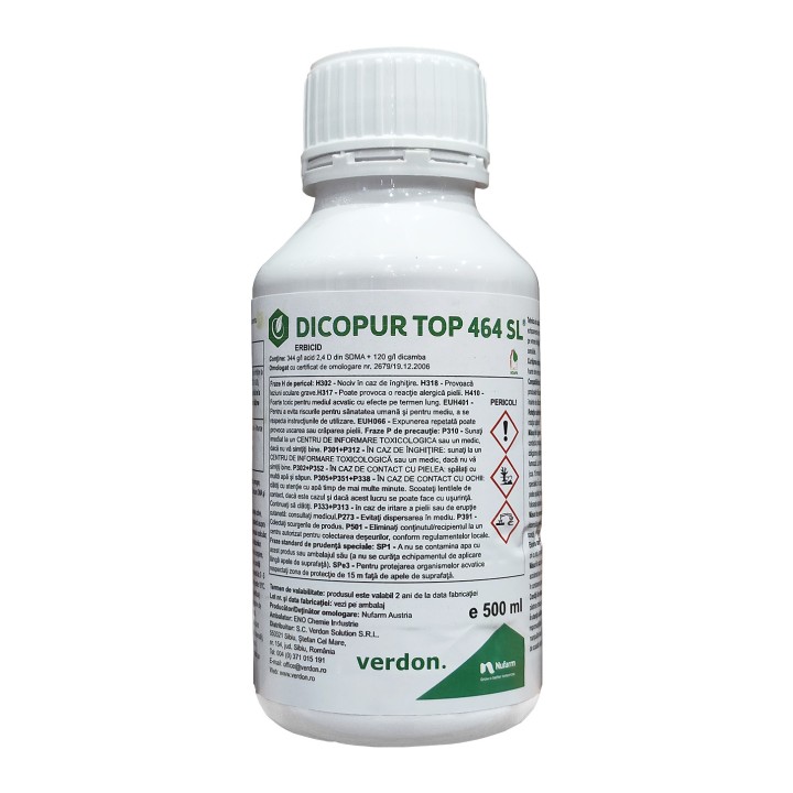Erbicid DICOPUR TOP 464 SL, Nufarm, 500 ml
