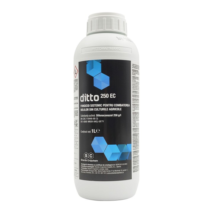 Fungicid sistemic DITTO 250 EC - 1 Litru, Sharda, Difenoconazol