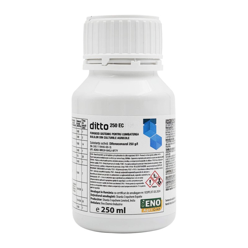 Fungicid sistemic DITTO 250 EC - 250 ml, Sharda, Difenoconazol