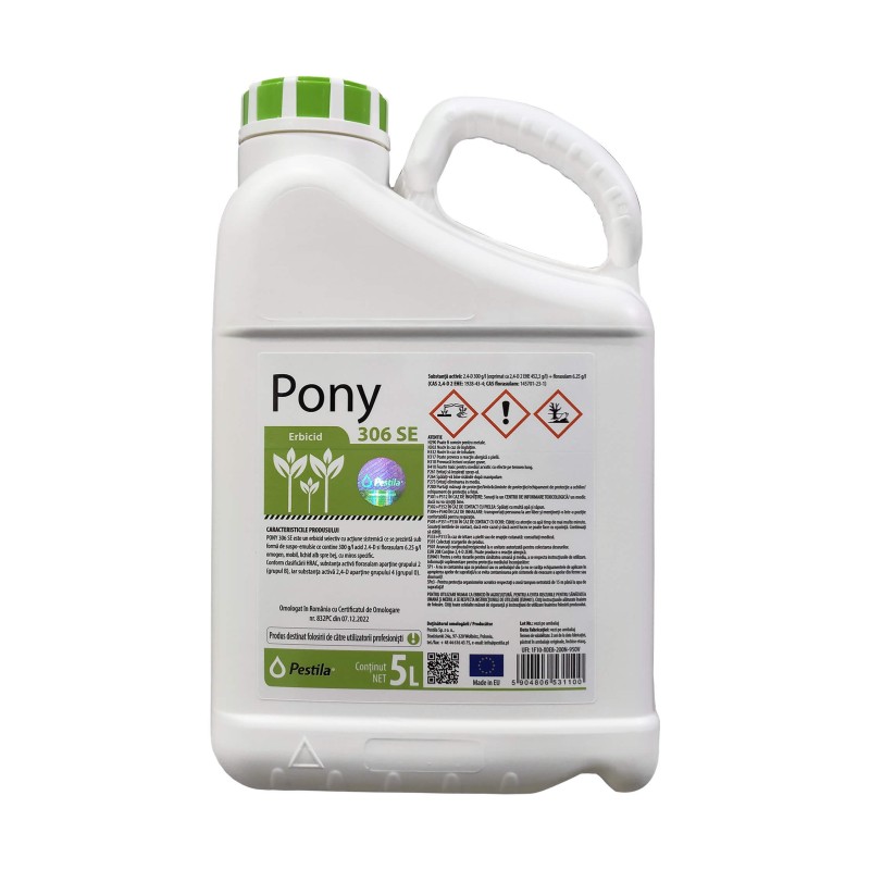 Erbicid sistemic PONY 306 SE, 5 Litri