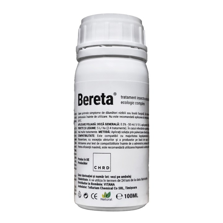 BERETA® - Tratament Insecto-Acaricid Ecologic, Vitana - 100 ml
