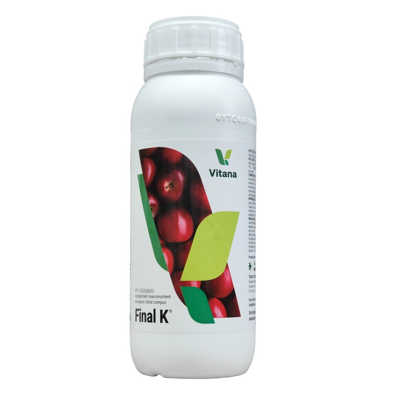 FINAL K® - Ingrasamant Foliar, Potasiu (K), Azot (N), Vitana - 500 ml