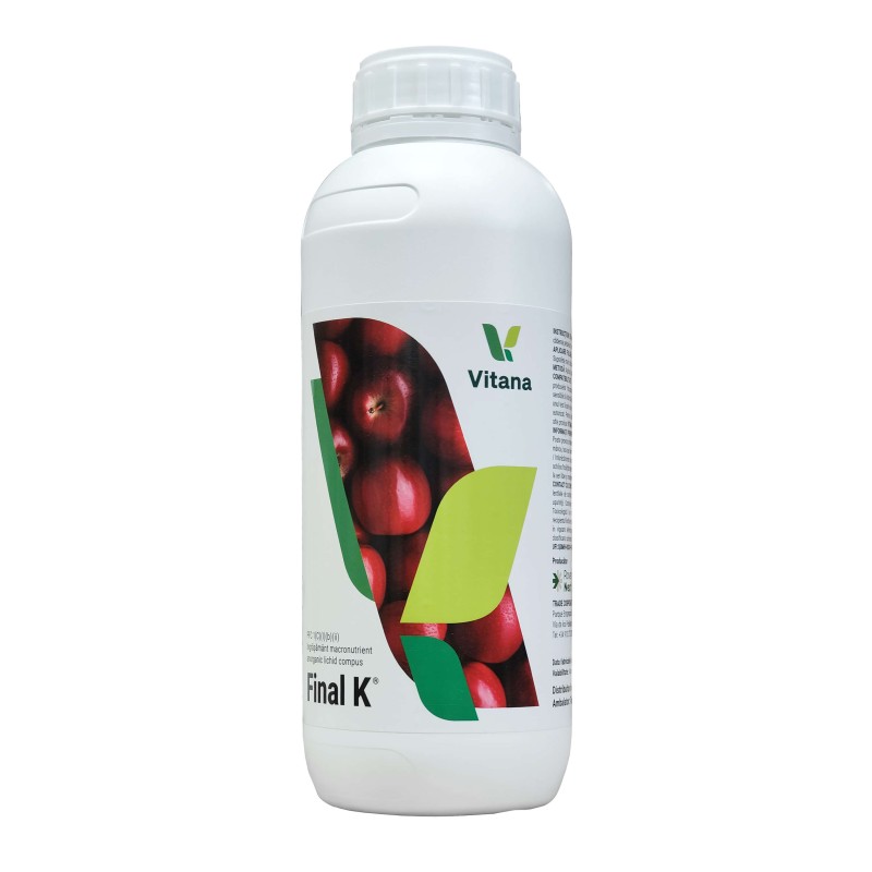 FINAL K® - Ingrasamant Foliar, Potasiu (K), Azot (N), Vitana - 1 L