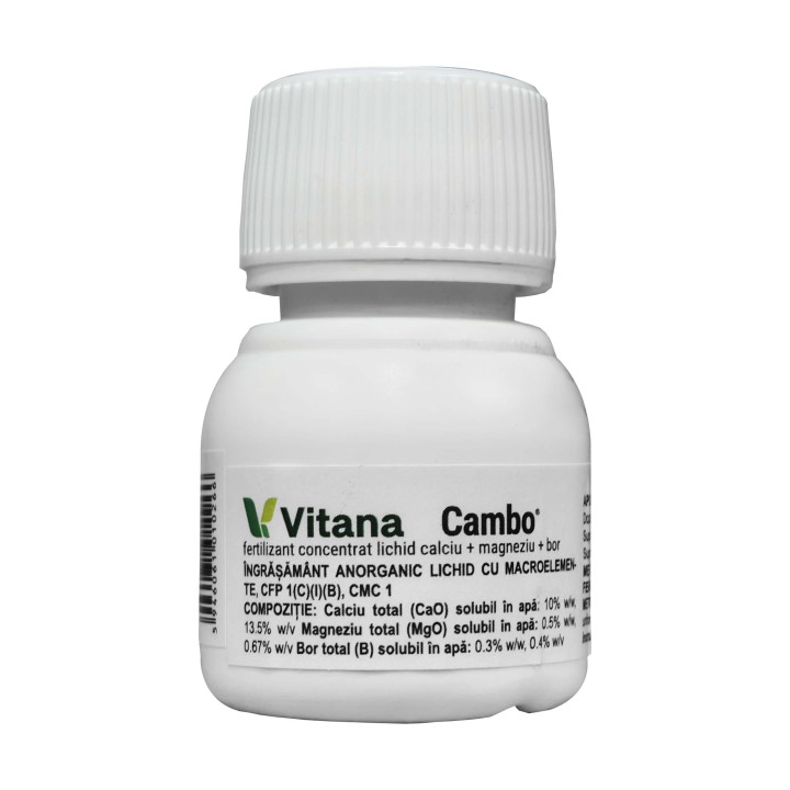 CAMBO® - Ca, Mg, B, Fertilizant lichid, Concentrat, Vitana - 25 ml