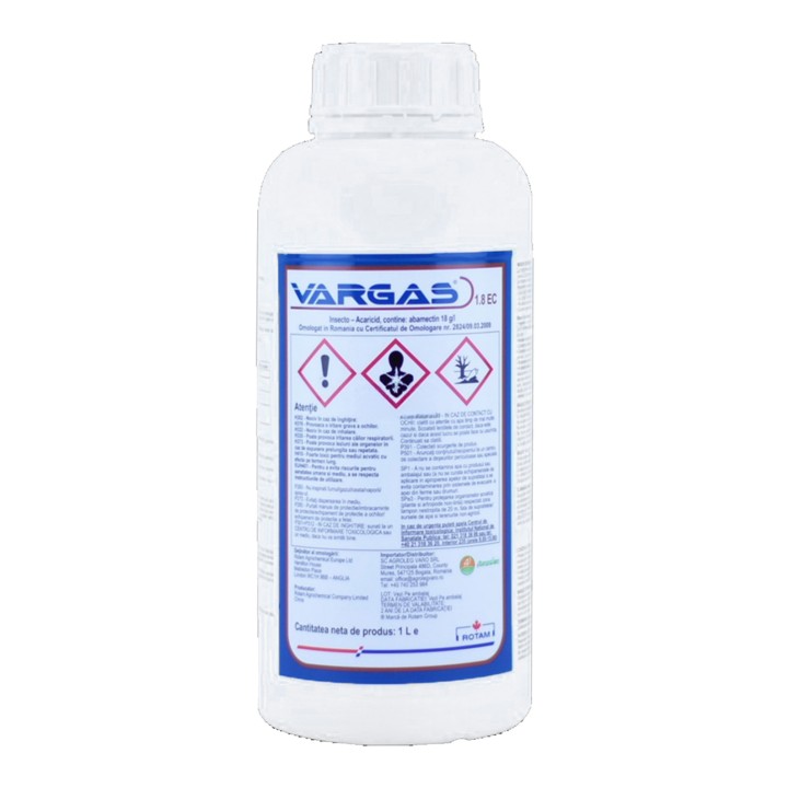 Insecticid acaricid VARGAS 1,8 EC, Contact, 1 Litru