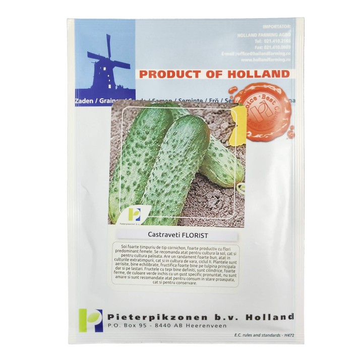 Seminte Castraveti FLORIST PPZ Olanda, 10 g