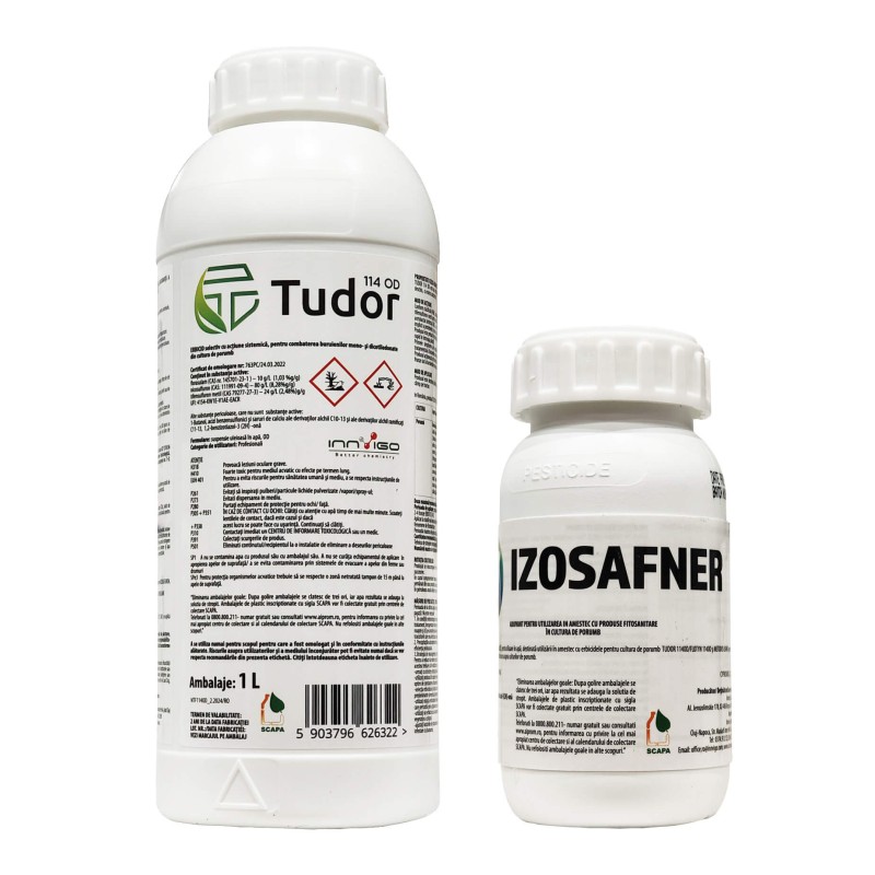 Erbicid porumb TUDOR 114 OD - 1 Litru + Adjuvant IZOSAFNER - 200 ml