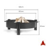Vatra de foc exterior HAITI Cook King - 60 cm