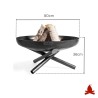 Vatra de foc exterior INDIANA Cook King - 80 cm