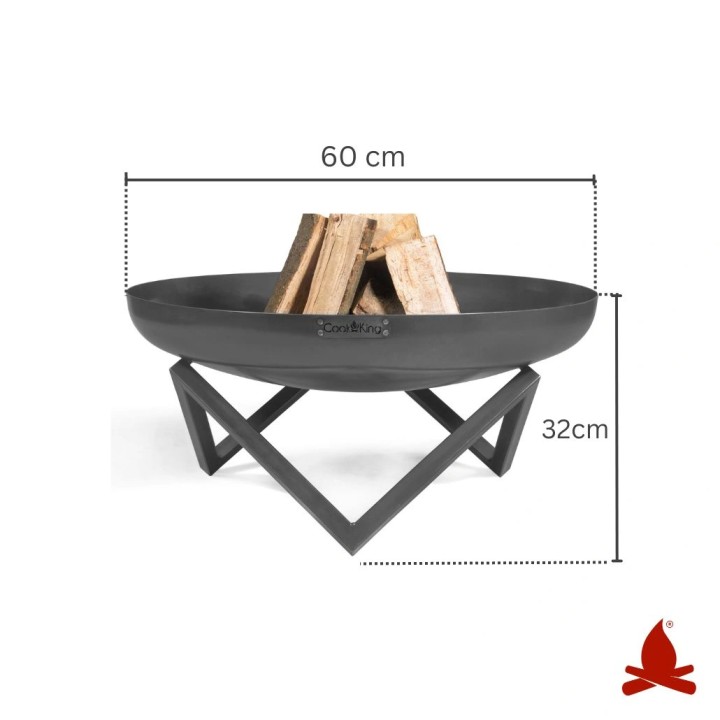 Vatra de foc exterior SANTIAGO Cook King - 60 cm Vatra de foc exterior SANTIAGO Cook King - 60 cm