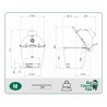 Set Gratar carbuni BIG GREEN EGG - Medium