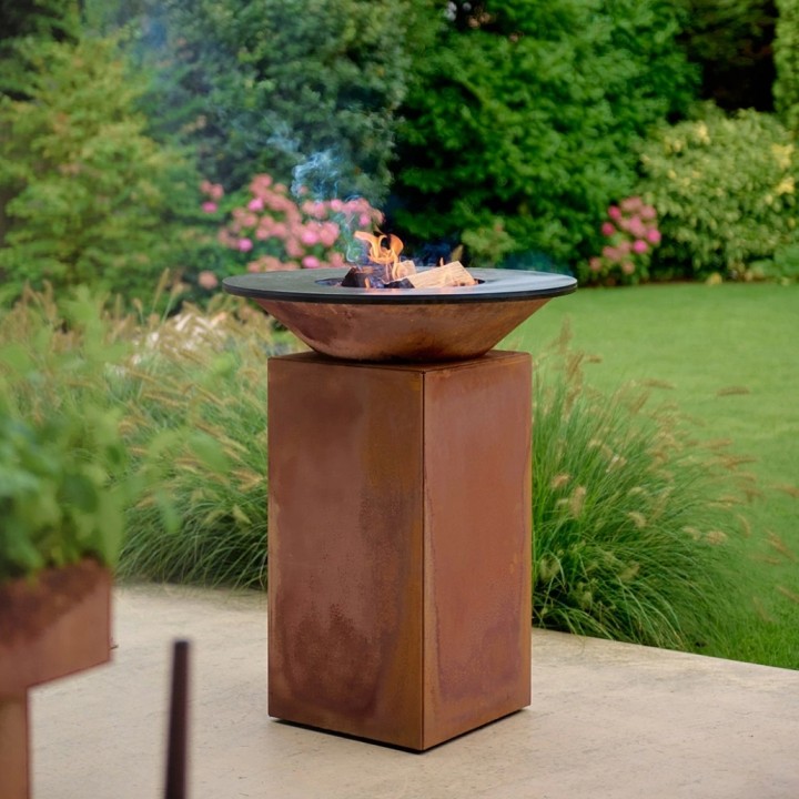 Set Gratar lemne OFYR 75 - Corten