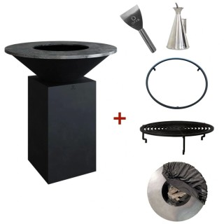 Set Gratar lemne OFYR 85 - Negru