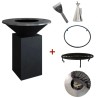 Set Gratar lemne OFYR 85 - Negru