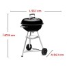 Gratar carbuni COMPACT KETTLE Weber - 47 cm