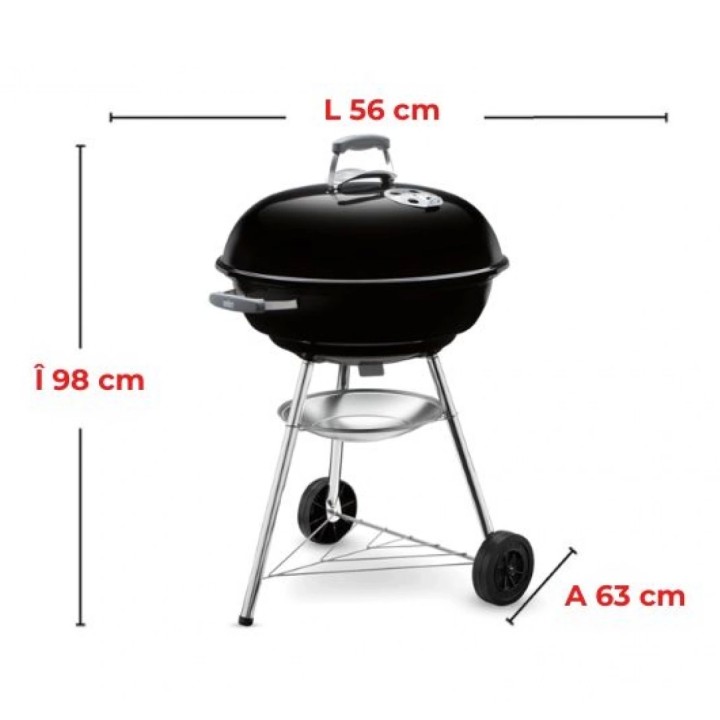 Gratar carbuni COMPACT KETTLE Weber - 57 cm