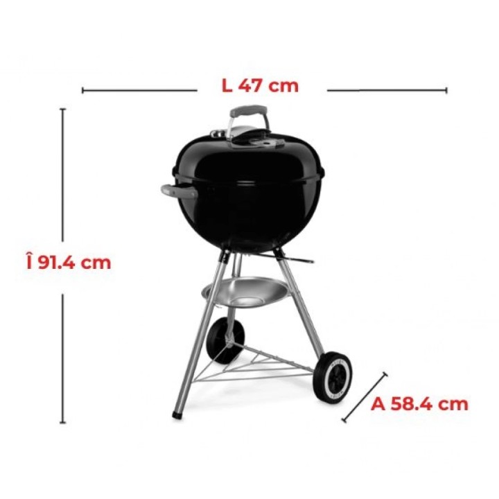 Gratar carbuni CLASSIC KETTLE Weber, 47 cm Gratar carbuni CLASSIC KETTLE Weber, 47 cm