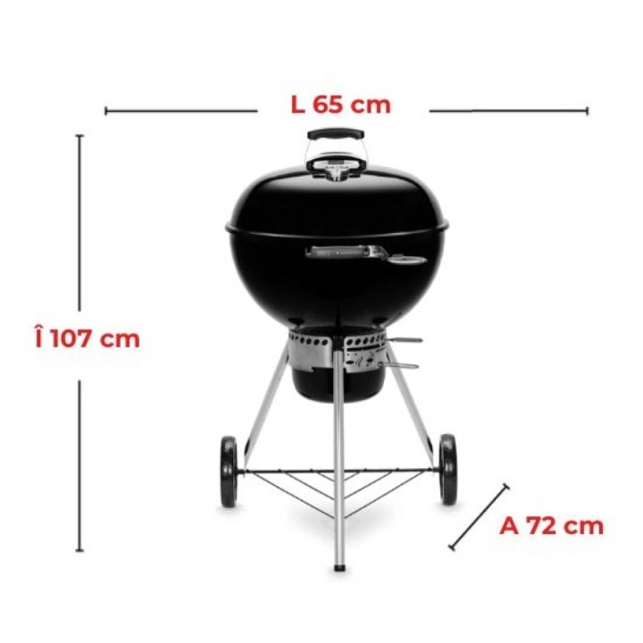 Gratar carbuni Master-Touch GBS C-5750 Weber, Albastru Gratar carbuni Master-Touch GBS C-5750 Weber, Albastru
