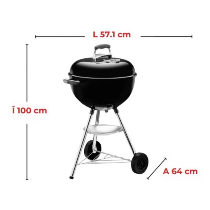 Gratar carbuni Bar-B-KETTLE Weber - 57 cm Gratar carbuni Bar-B-KETTLE Weber - 57 cm