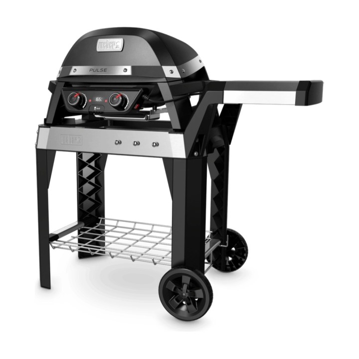 Gratar electric Weber PULSE 2000 - Negru cu suport