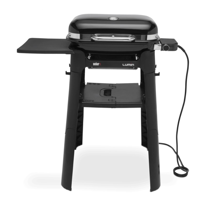 Gratar electric Weber LUMIN COMPACT cu suport - Negru