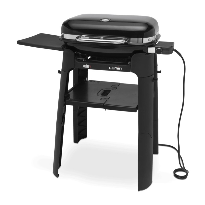 Gratar electric Weber LUMIN cu suport - Negru