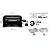 Gratar electric Weber LUMIN COMPACT - Rosu