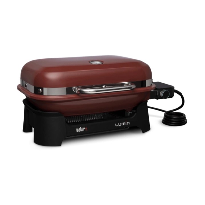 Gratar electric Weber LUMIN COMPACT - Rosu Gratar electric Weber LUMIN COMPACT - Rosu