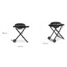 Gratar pe gaz TRAVELER COMPACT Weber - Negru