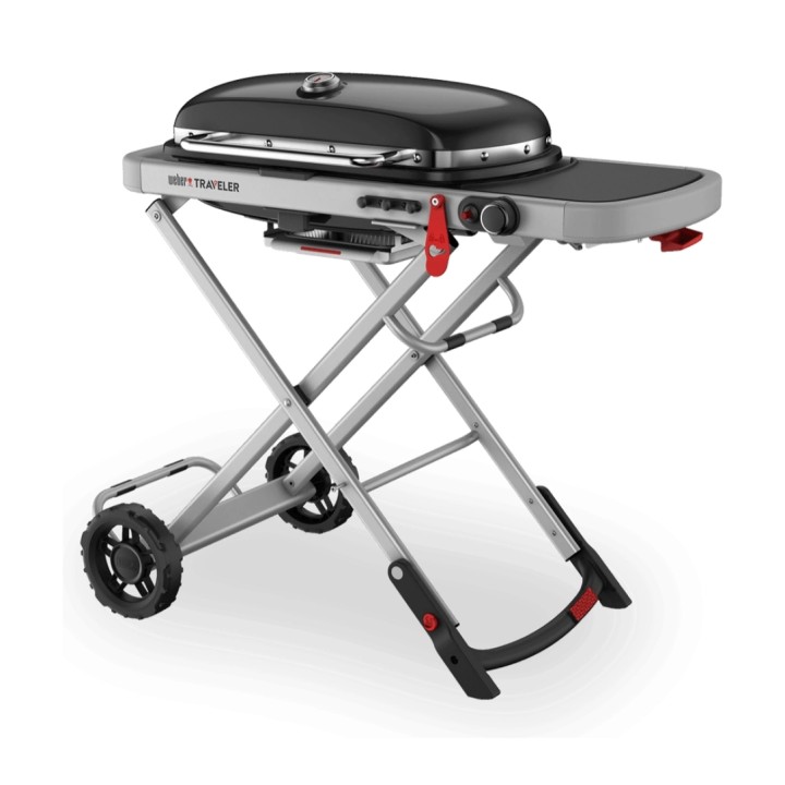 Gratar pe gaz TRAVELER Weber - Negru