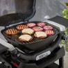 Gratar pe gaz Q1200N cu masute laterale si suport Weber + Regulator - Negru