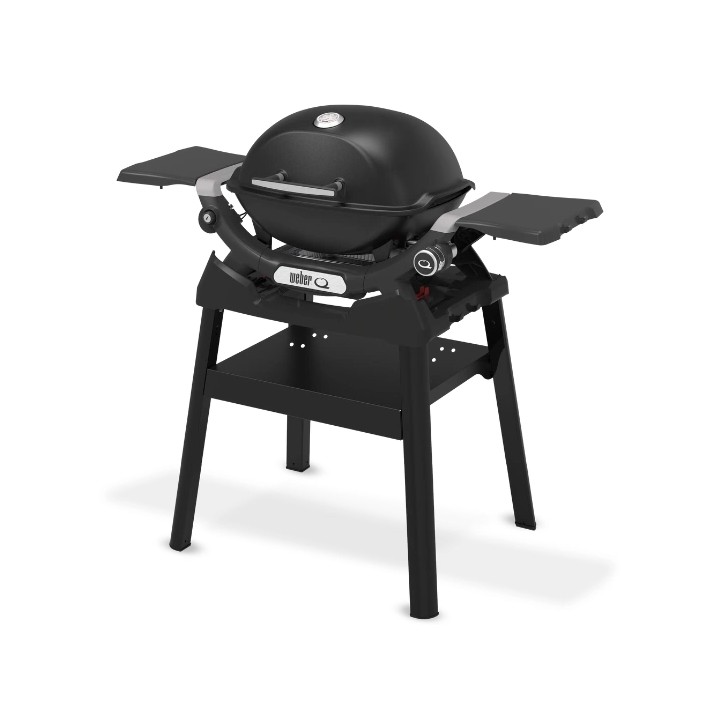 Gratar pe gaz Q1200N cu masute laterale si suport Weber + Regulator