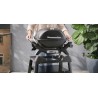 Gratar pe gaz Q1200N cu masute laterale si suport Weber + Regulator - Negru