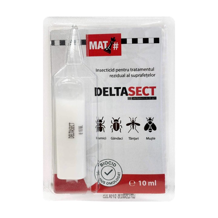 Insecticid DELTASECT - 10 ml, Insecte zburatoare si taratoare