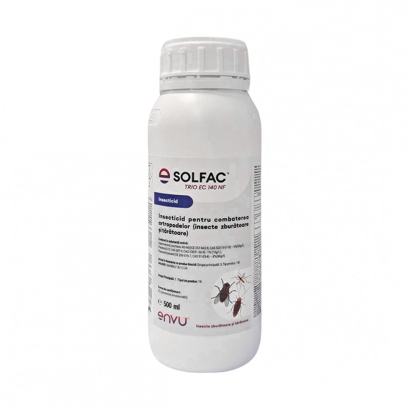 Insecticid SOLFAC TRIO EC 140, Envu, 500 ml