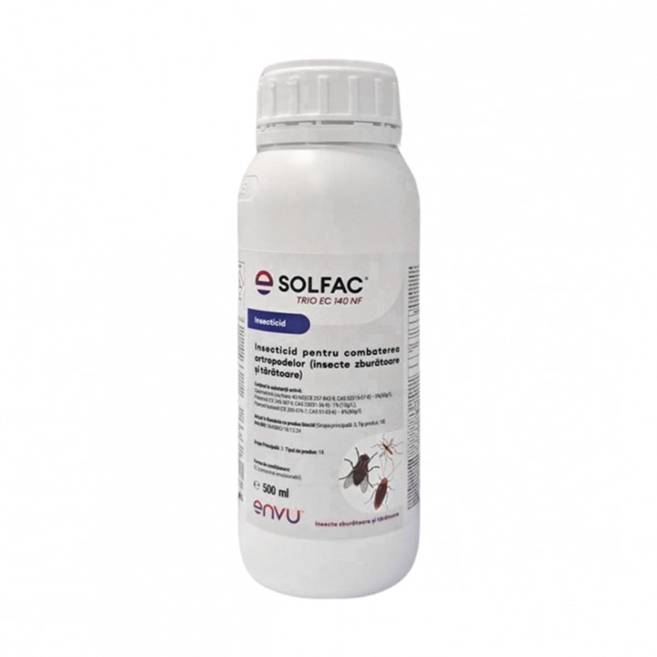 Insecticid SOLFAC TRIO EC 140, Envu, 500 ml