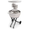 Gratar carbuni LOTUS GRILL XXL G600 Gri Antracit, cu 2 Ventilatoare, Suprafata gatit 57,6 cm