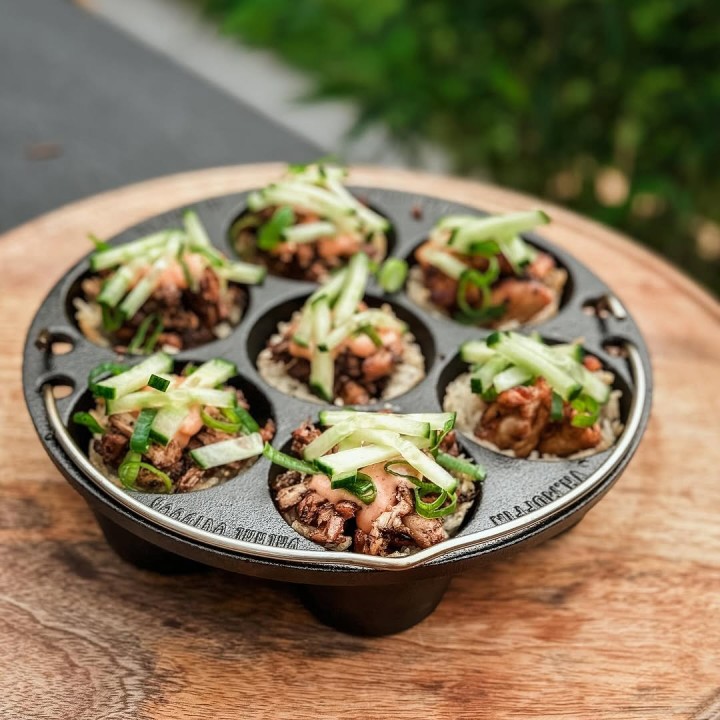 Tigaie briose fonta Valhal Outdoor VHMUFFIN, material PREMIUM