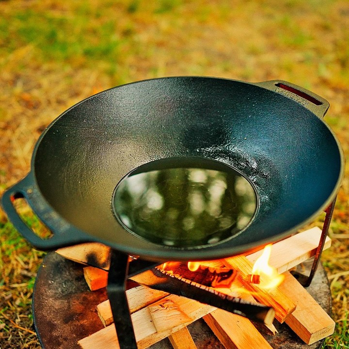 Tigaie Wok fonta Valhal Outdoor VHWOK36, PREMIUM