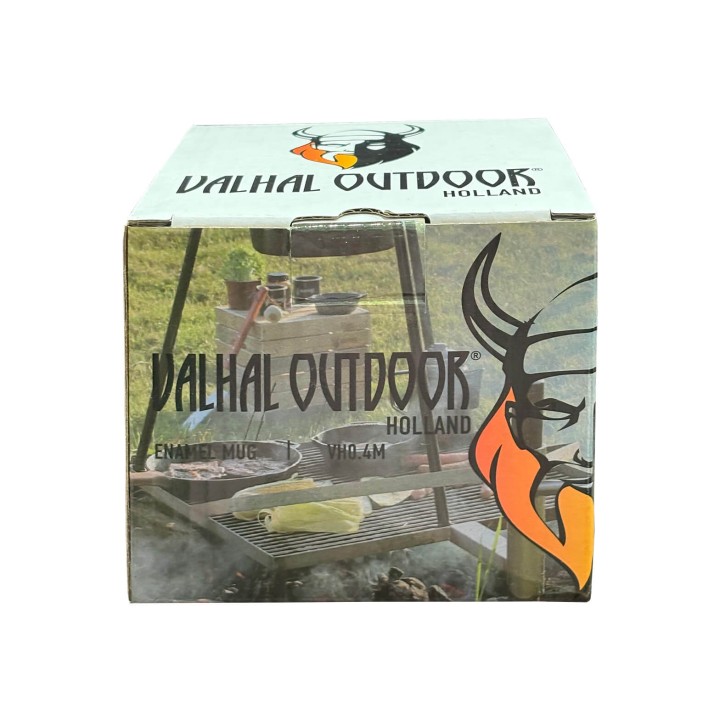 Cana emailata Valhal Outdoor VH0.4M, 400 ml