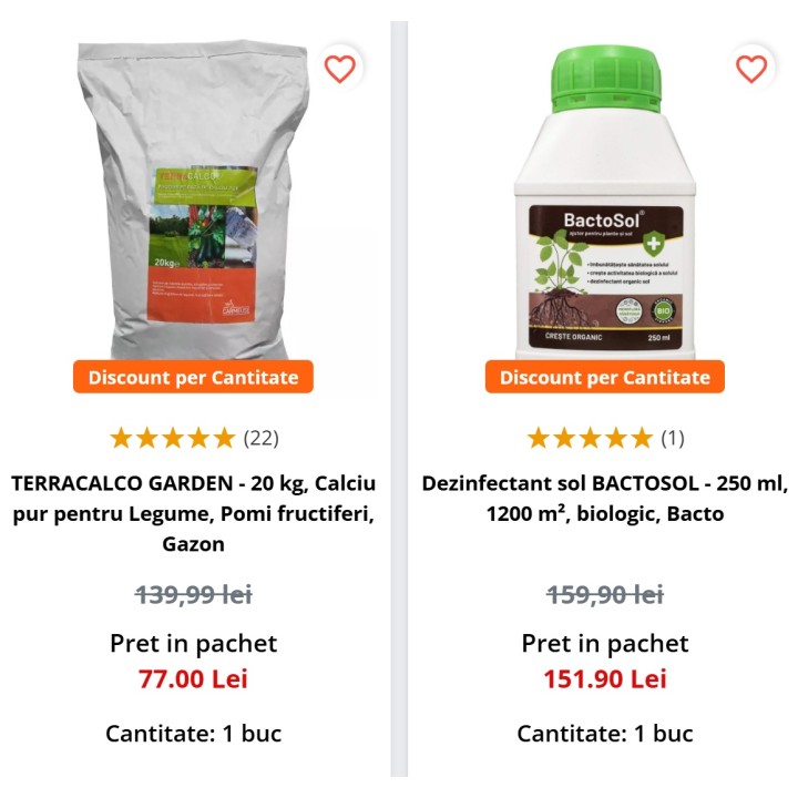 SMART-MIX 173 - TERRACALCO GARDEN 20 kg + BACTOSOL 250 ml | Pachet complet pentru sol sanatos