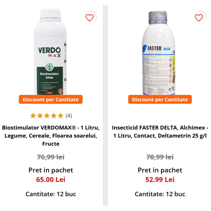 Pachet SMART-MIX 144 - FASTER DELTA 12 L + VERDOMAX 12 L
