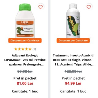 SMART-MIX 148: BERETA® 1 L + Adjuvant LIPOMAX® 250 ml