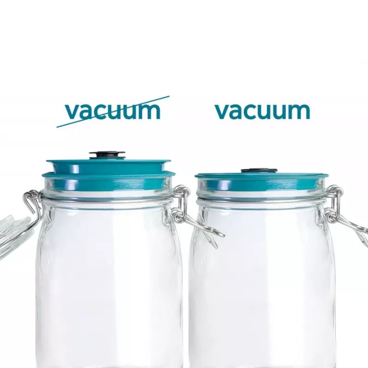 Set 3 borcane Kilner cu clip de 2l/68 oz, capcace vid, pompa AIRTENDER Set 3 borcane Kilner cu clip de 2l/68 oz, capcace vid, pompa AIRTENDER