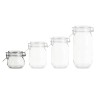 Set 3 borcane Kilner cu clip de 0.5l/17 oz, capace vid, pompa AIRTENDER